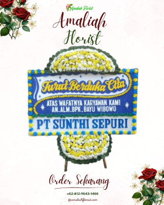 Papan Bunga Duka di Apela Satu