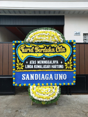 Papan Bunga Duka di Apela Satu